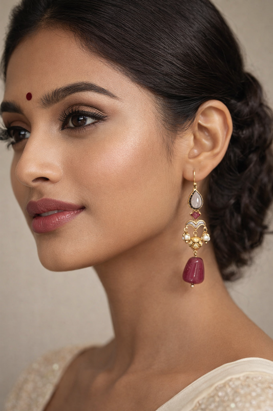 Saisha Kundan Earrings