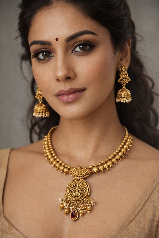 Goddess Laxmi Jewellery Set