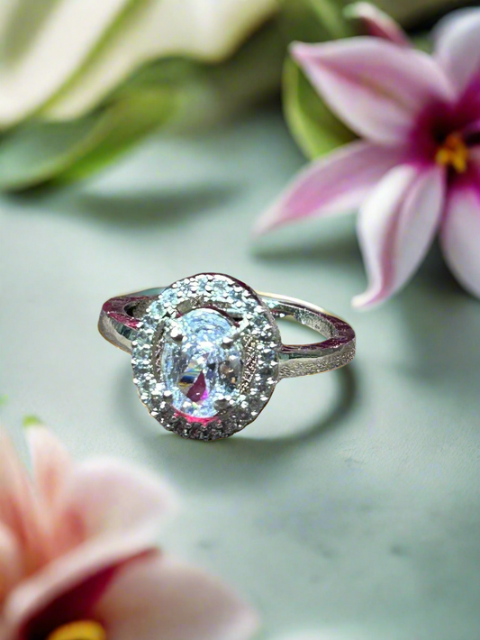 Cluster AD with Solitaire Ring