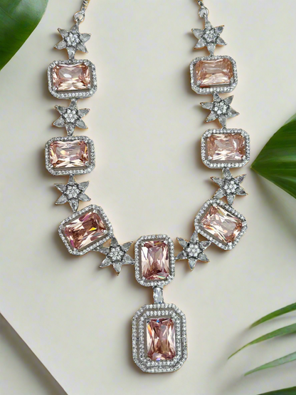 AD and Topaz Necklace Set