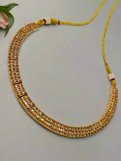 Gold Plated Classic Necklace Set