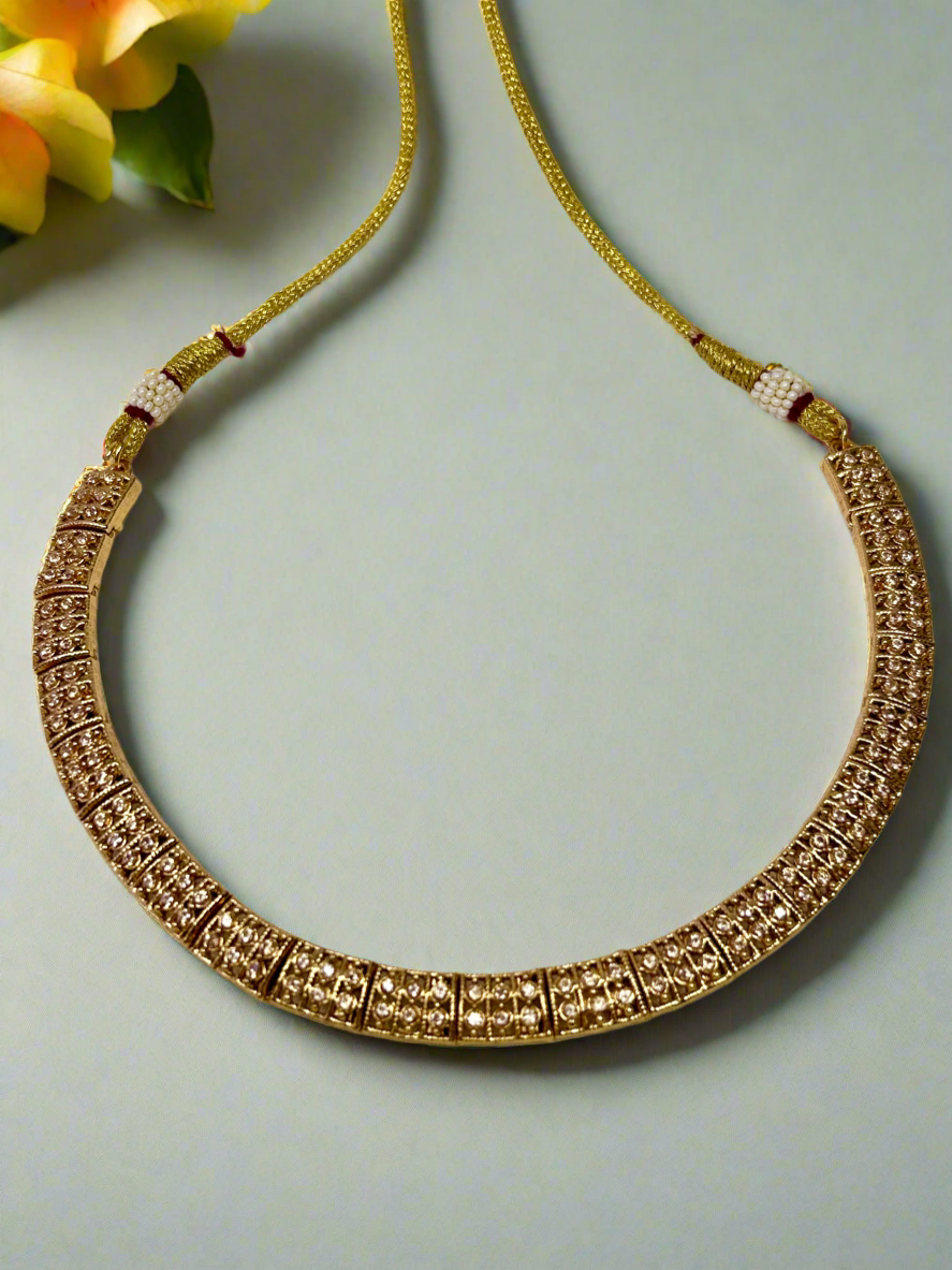 Gold Plated Classic Necklace Set