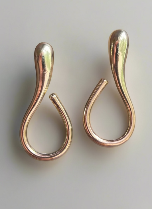 Anti Tarnish Gold Plated Hook Earrings