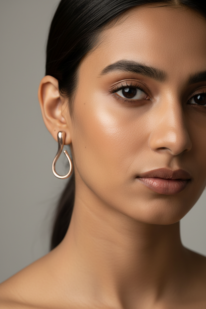 Anti Tarnish Gold Plated Hook Earrings