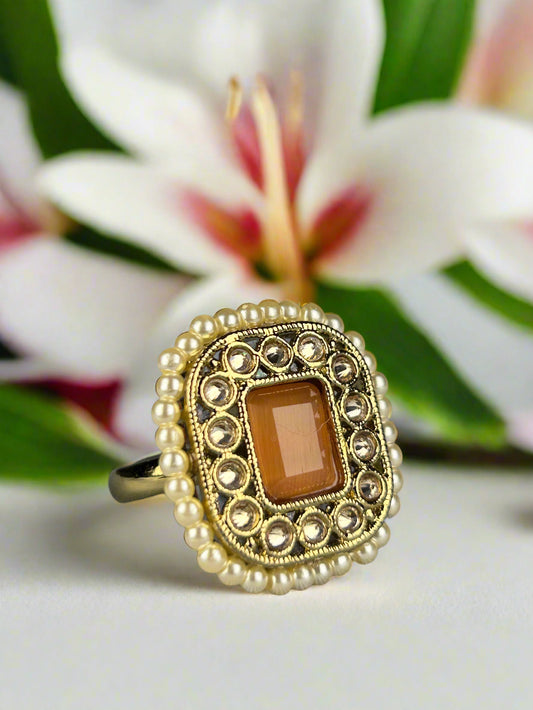 Anika Gold Plated Ring