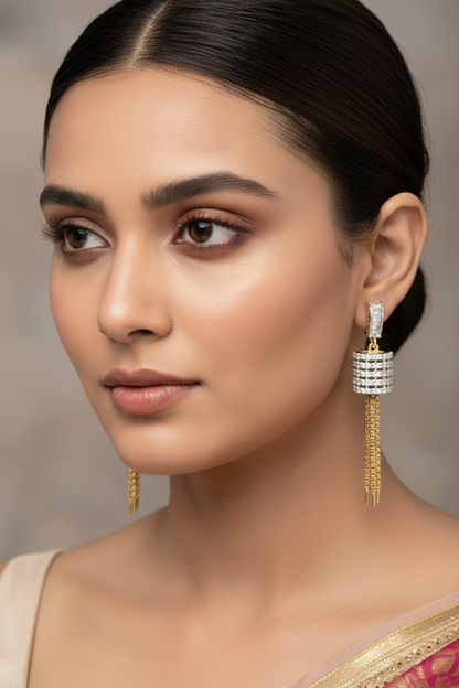 Daisy Gold and AD Earrings