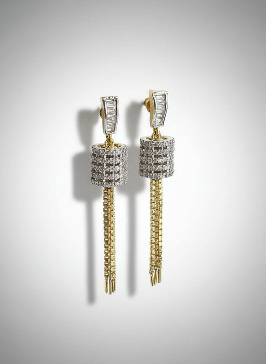 Daisy Gold and AD Earrings