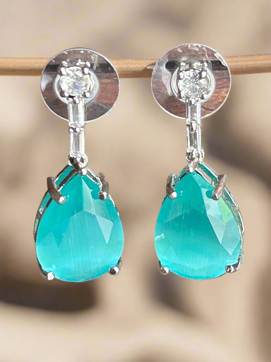 Eden Emerald and AD Dangler Earrings