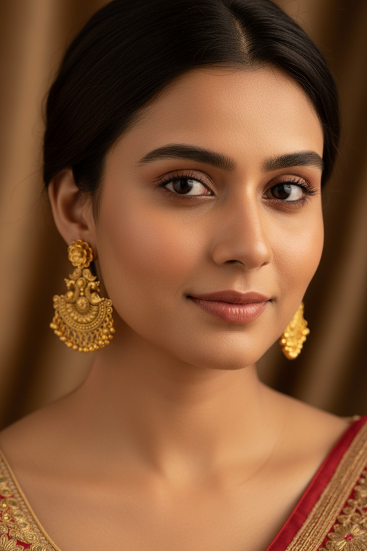 Royal Gold Plated Earrings