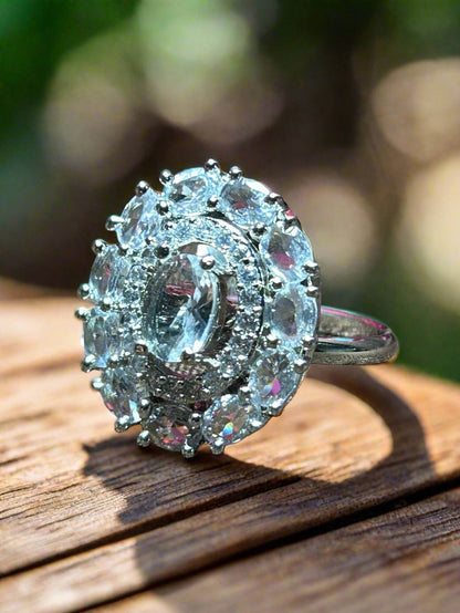 Cluster AD Cocktail Ring