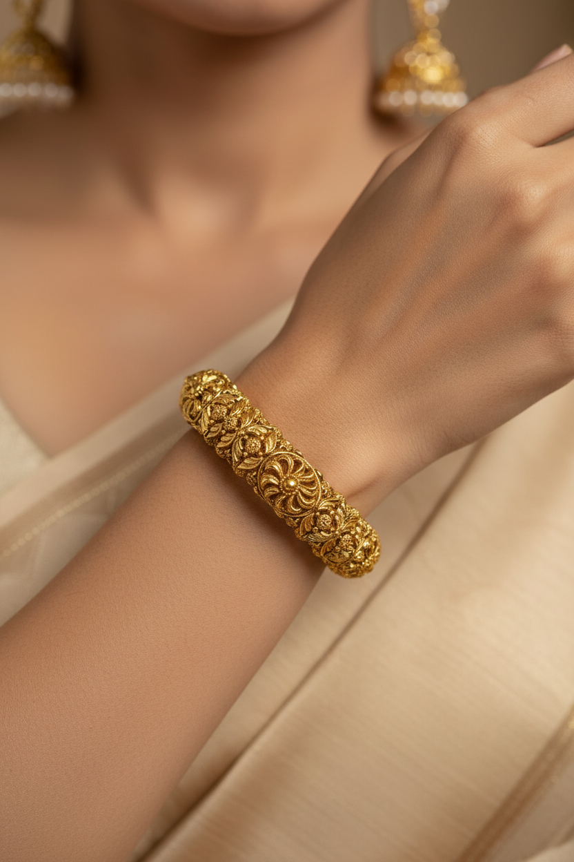 Kaaya Gold Plated Bangle