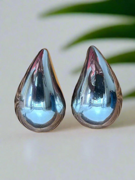 Silver Plated Drop Earrings