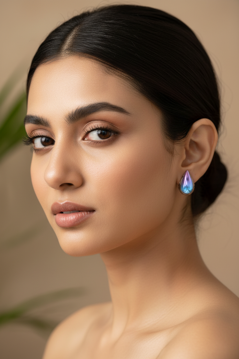 Silver Plated Drop Earrings