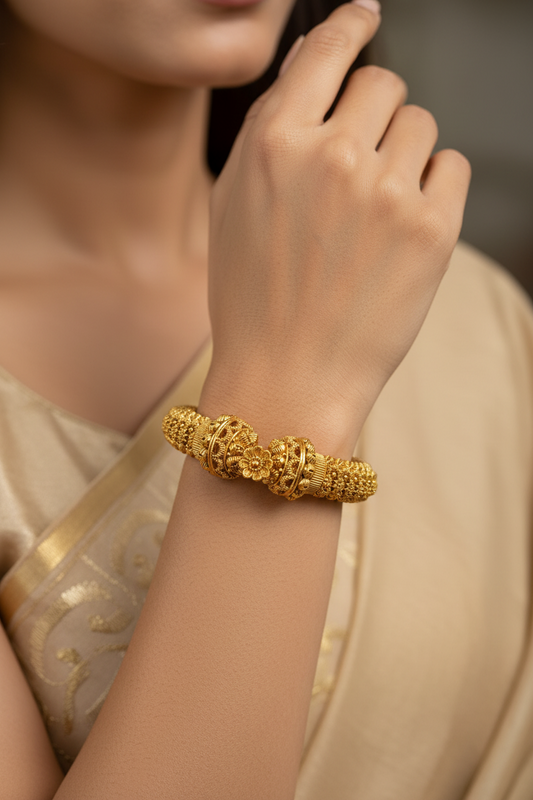 Agni Gold Plated Bangle
