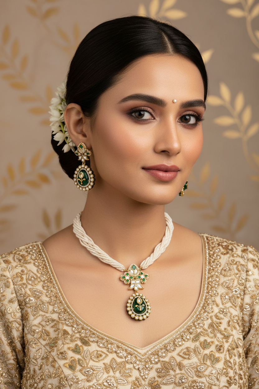 Ratika Kundan Jewellery Set