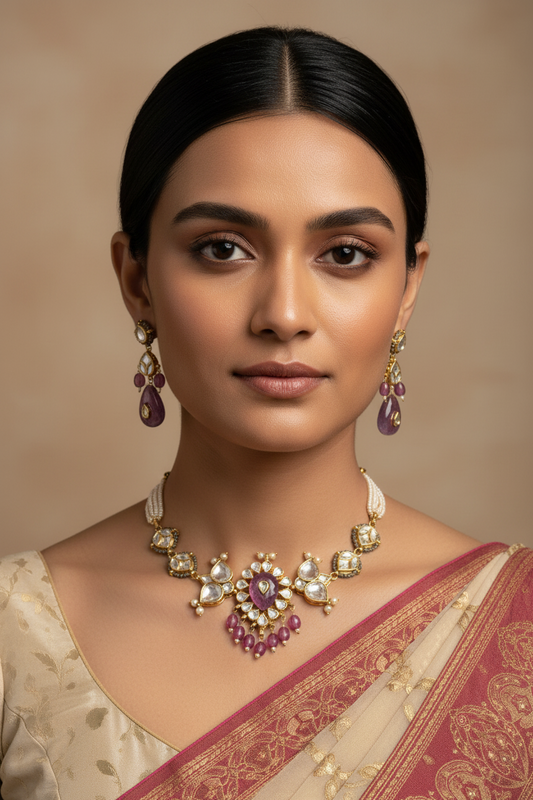 Varnika Kundan Choker Set