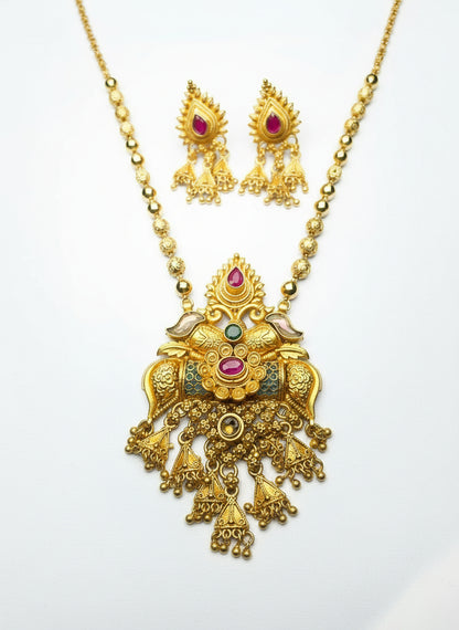 Kashvi Gold Plated Jewellery Set