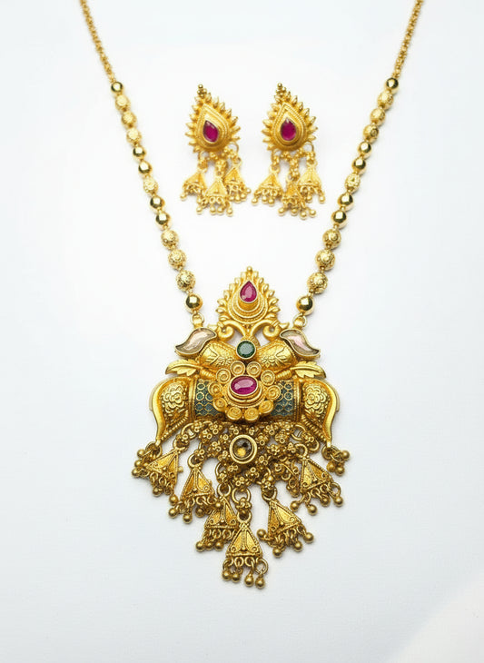 Kashvi Gold Plated Jewellery Set