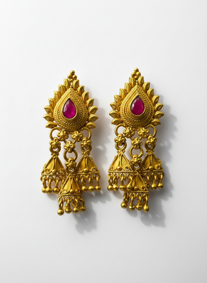 Kashvi Gold Plated Jewellery Set