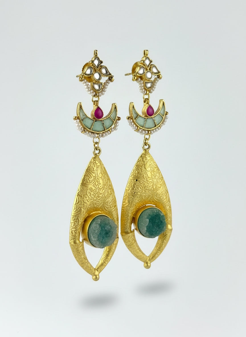 Vedika Kundan Earrings