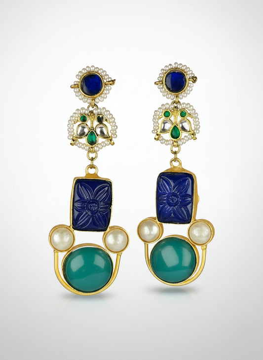 Alvira Kundan Earrings