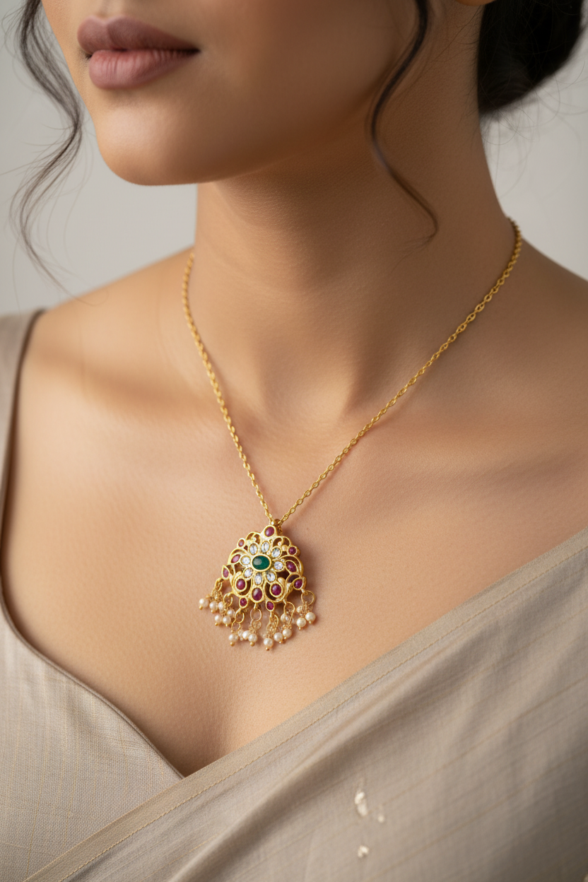 Vidhika Pendant Necklace