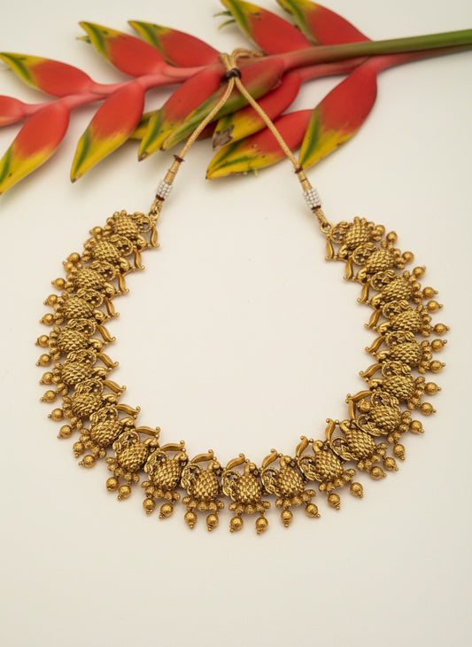 Ramya Gold Plated Necklace Set