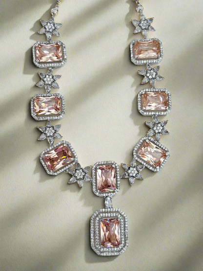 AD and Topaz Necklace Set