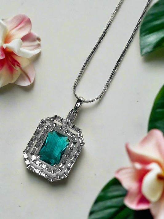 Green Crystal and AD Pendant