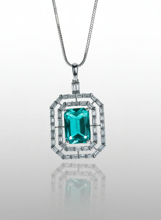 Green Crystal and AD Pendant