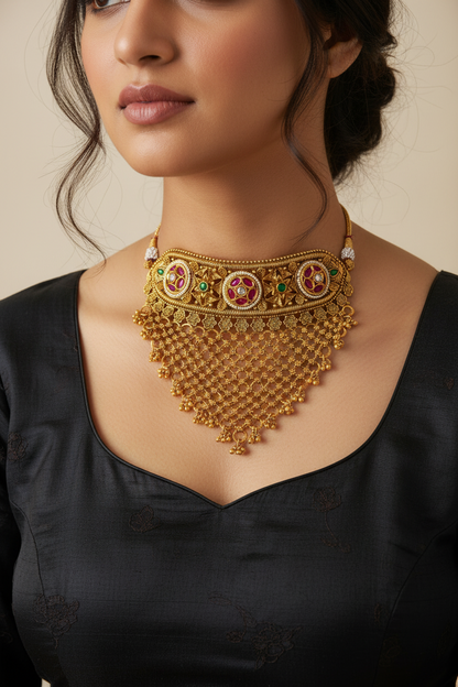 Tarini Broad Choker Set
