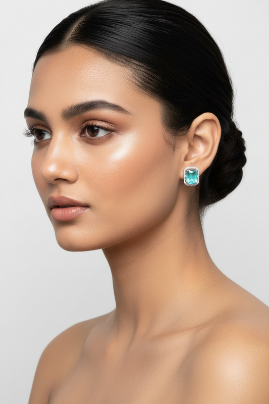 Emma Eden Emerald Earrings