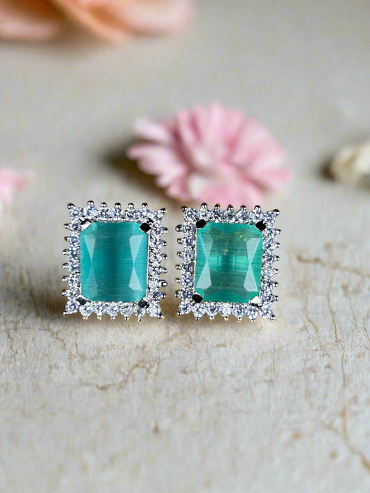 Olivia Eden Emerald Earrings